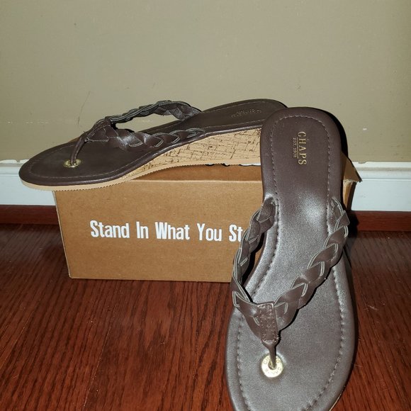 size 8 1/2, brown sandals - Picture 1 of 1